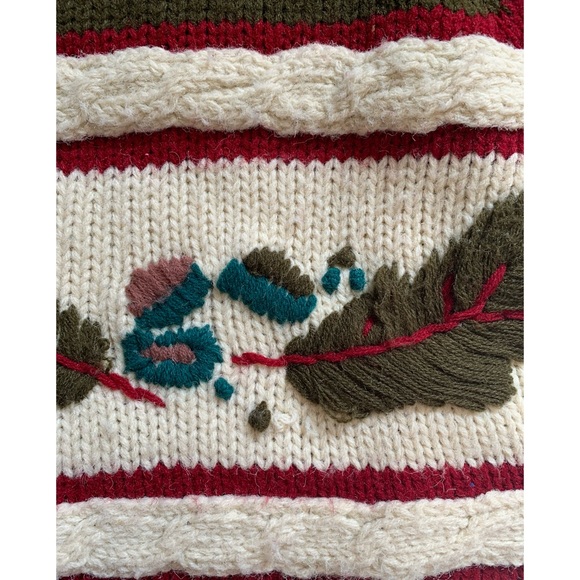 Vintage Ivy : leaf detail sweater - Picture 6 of 9